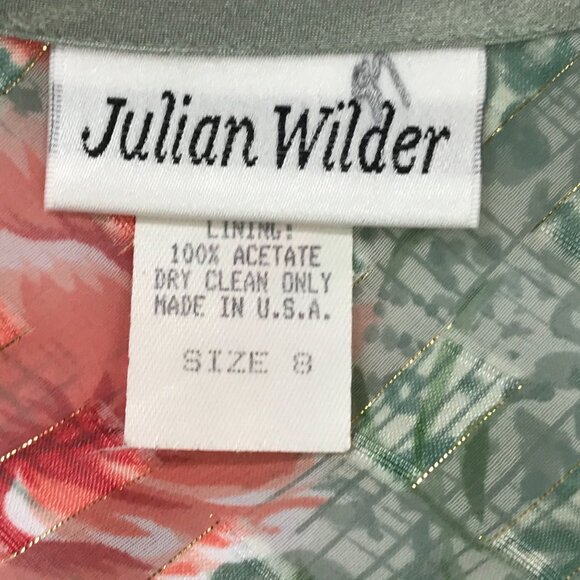Vintage Julian Wilder Deadstock Sheer Cardigan Women's 8 Lord & Taylor USA NEW - Picture 4 of 13
